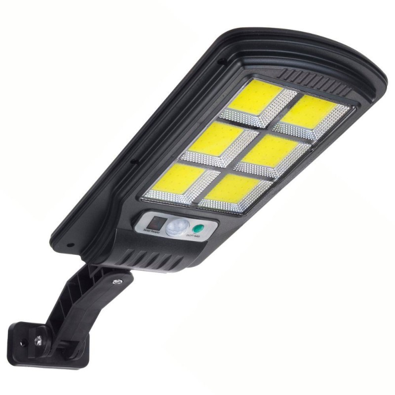 Solarna lampa uliczna LED z czujnikiem i pilotem MCE446