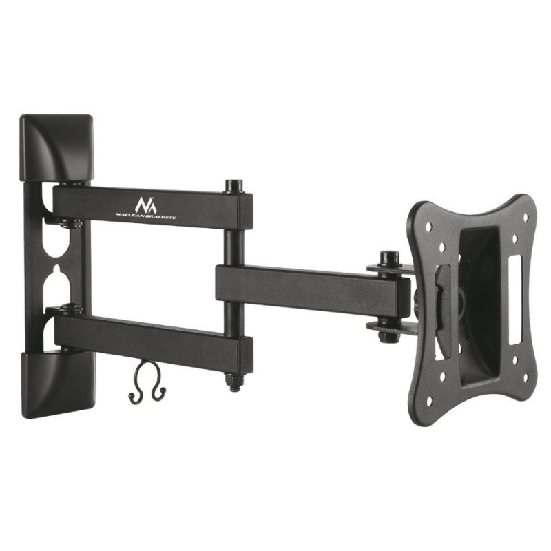 Uchwyt do telewizora lub monitora 13-27" 15 kg uniwersalny MC-719 czarny max vesa 100x100