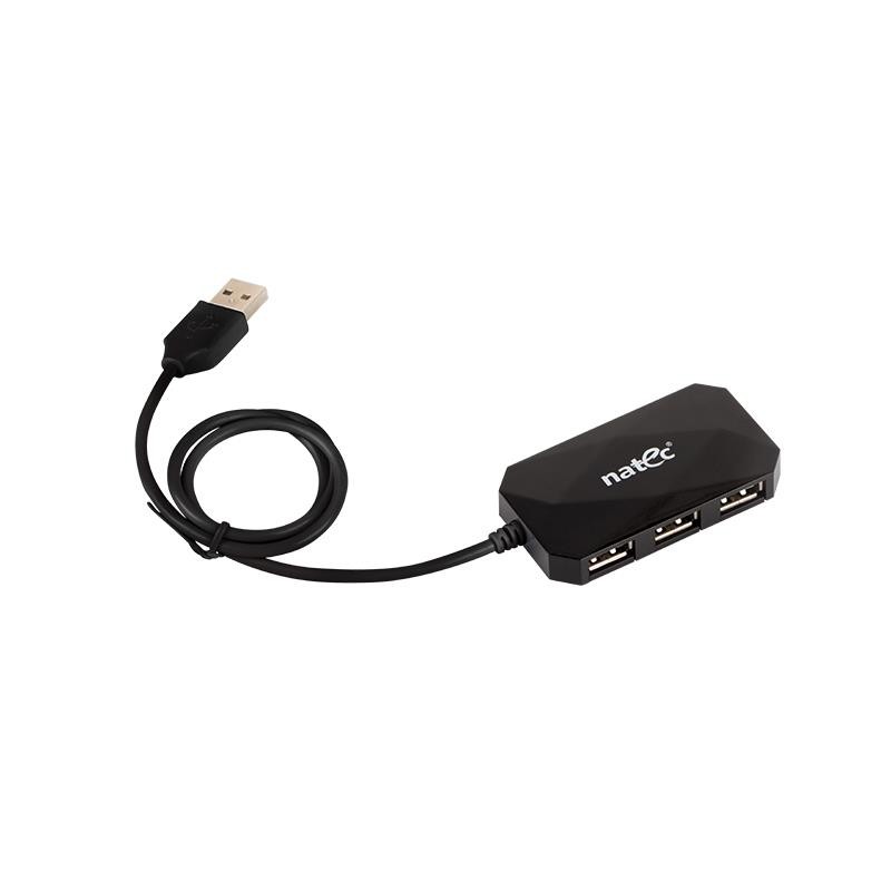 Hub USB 4-porty LOCUST USB 2.0 Czarny