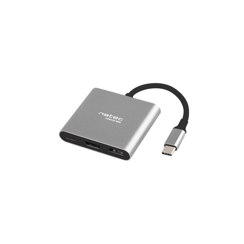 Multi Port Fowler mini USB-C PD, USB 3.0, HDMI 4K