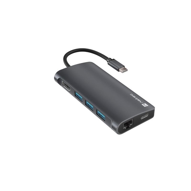 Multiport Adapter Fowler 2 V2 USB-C->HUB USB 3.0 3X, HDMI4K