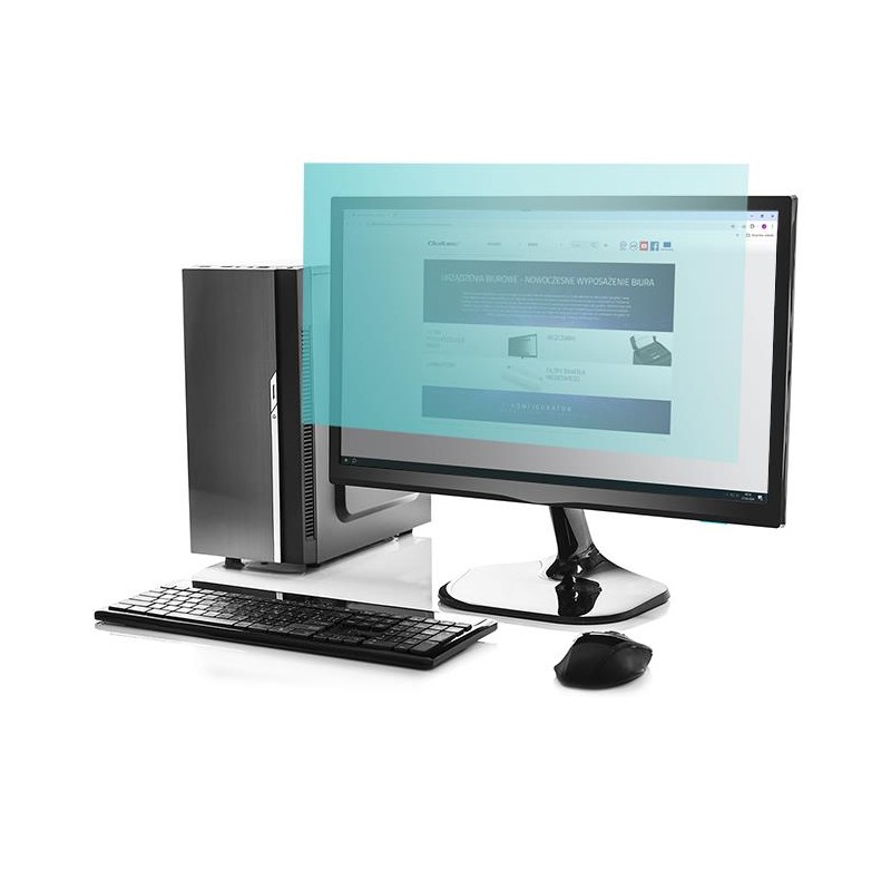 Filtr światła niebieskiego 24 cale | 16:9 | Ochrona wzroku | Anti Glare | Matowy | na monitor