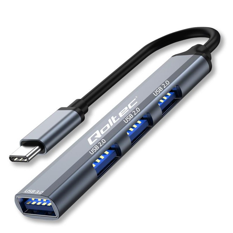 HUB adapter USB-C 3.1 4w1 | USB 3.0 | 3x USB 2.0