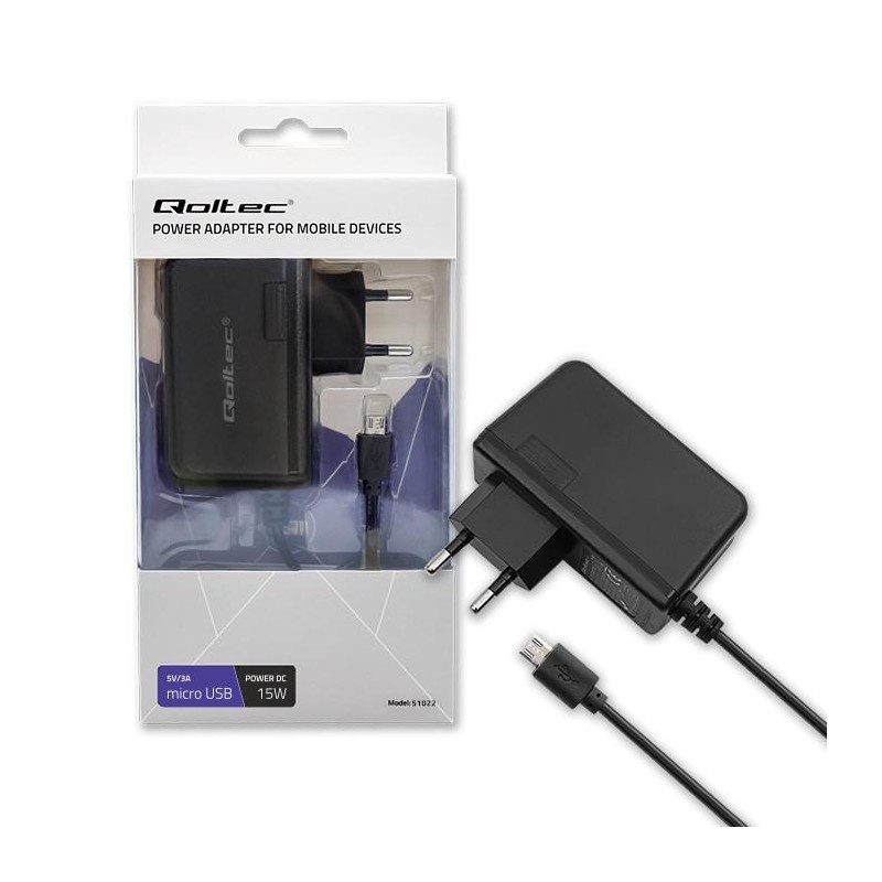 Ładowarka sieciowa 15W | 5V | 3A | micro USB