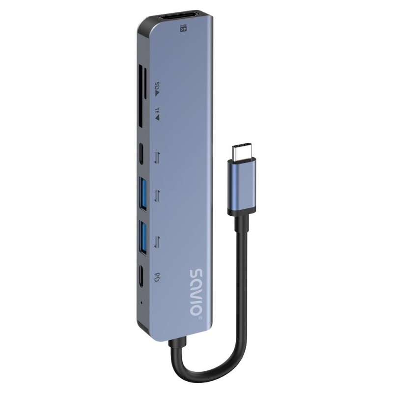 HUB USB-C 7w1 AK-82