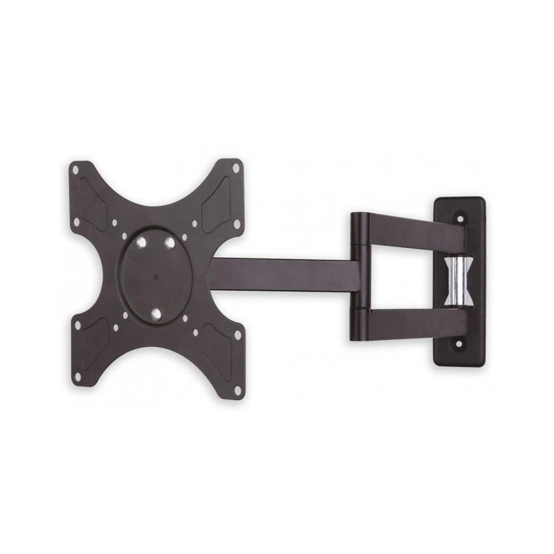 Uchwyt ścienny LCD/LED 19-37cali podwójne ramię, 25kg, czarny