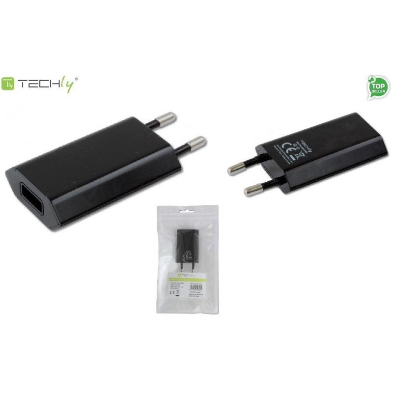 Ładowarka sieciowa USB 5V 1A czarna