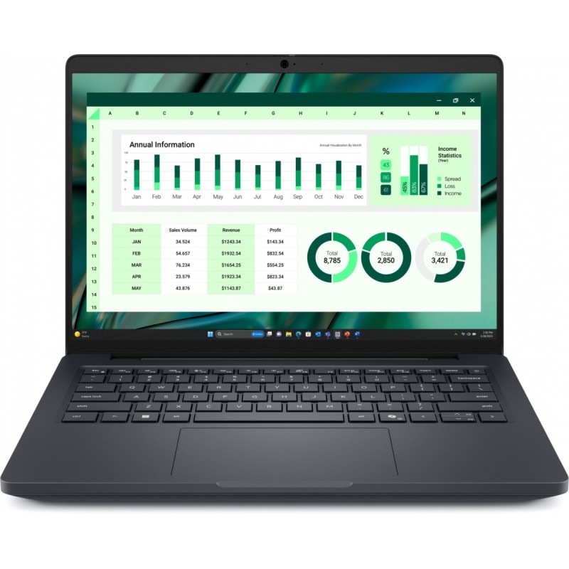 Stacja robocza Dell Pro Max 14 MC14250 W11 Pro |U7-265H|32GB|512GB|Arc|FgrPr&SmtCd| |FHD IR Cam & Mic|WLAN+BT|14 FHD+|Backlit Kb|4 Cell|100W|vPro|3YPS