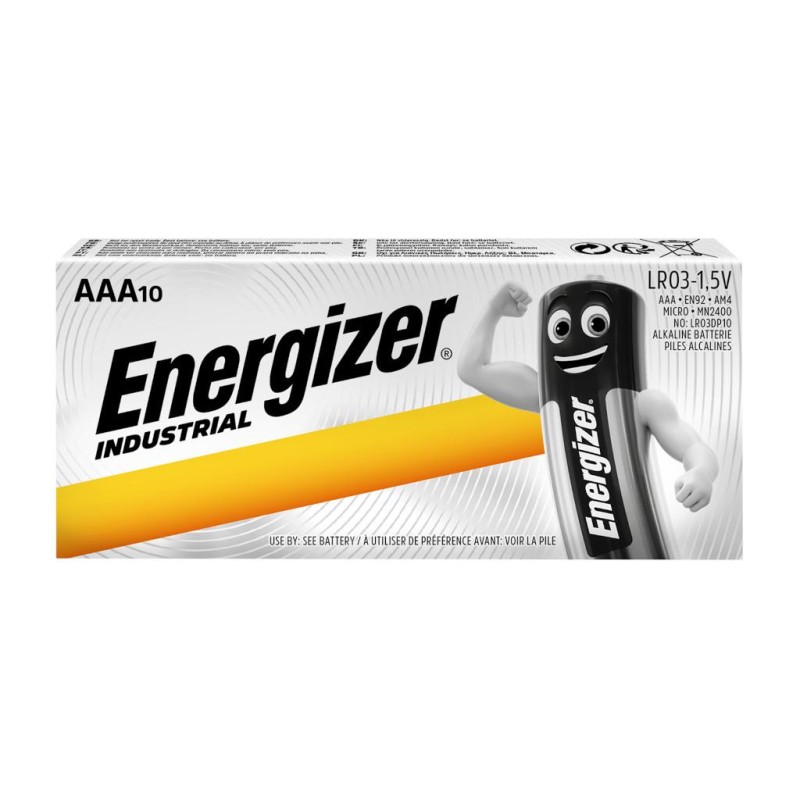 Bateria Industrial alkaliczna AAA LR03 10 szt. Bulk