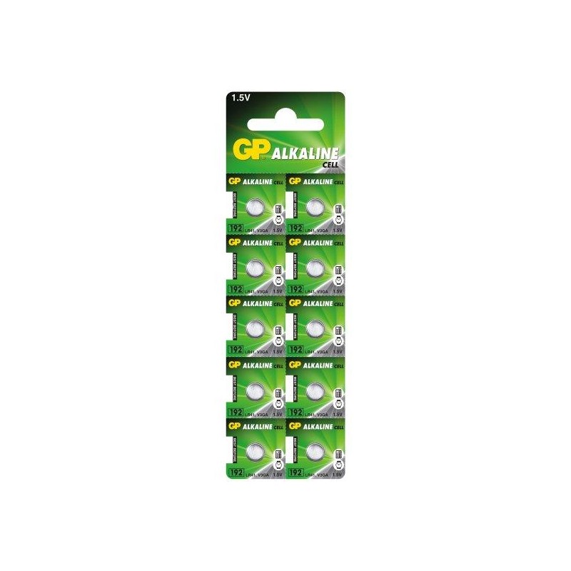 Baterie alkaliczne MINI GP 192/G3/AG3/L736/LR41/V3GA blister 10szt.