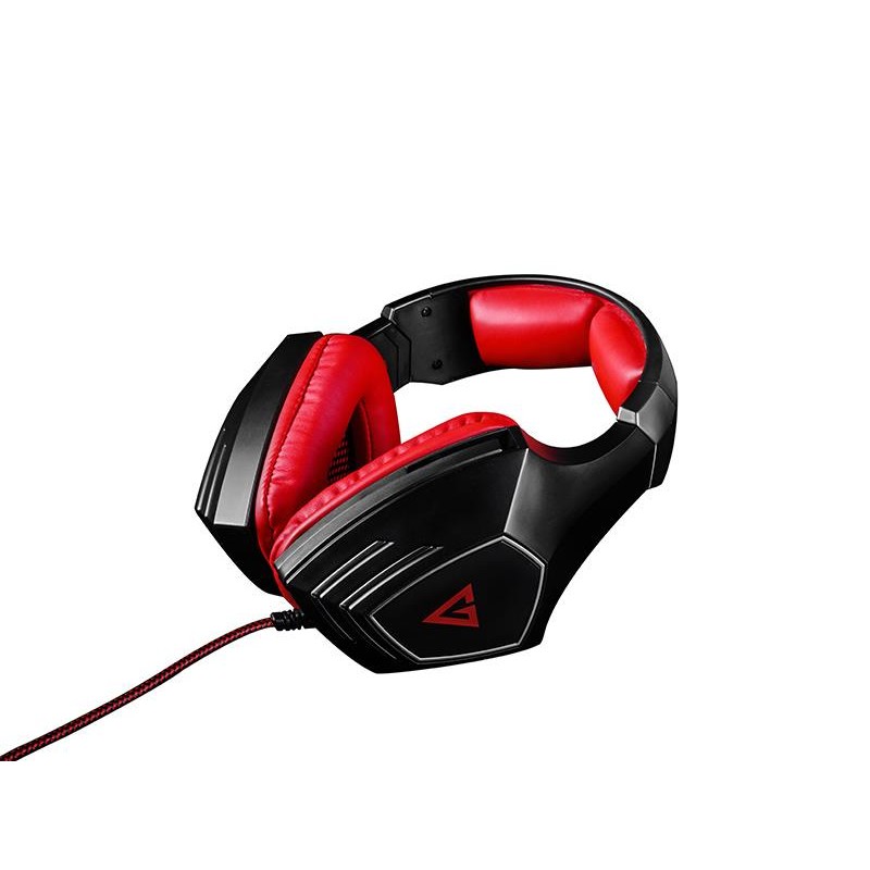 Słuchawki nagłowne z mikrofonem Volcano MC-831 Rage czerwone