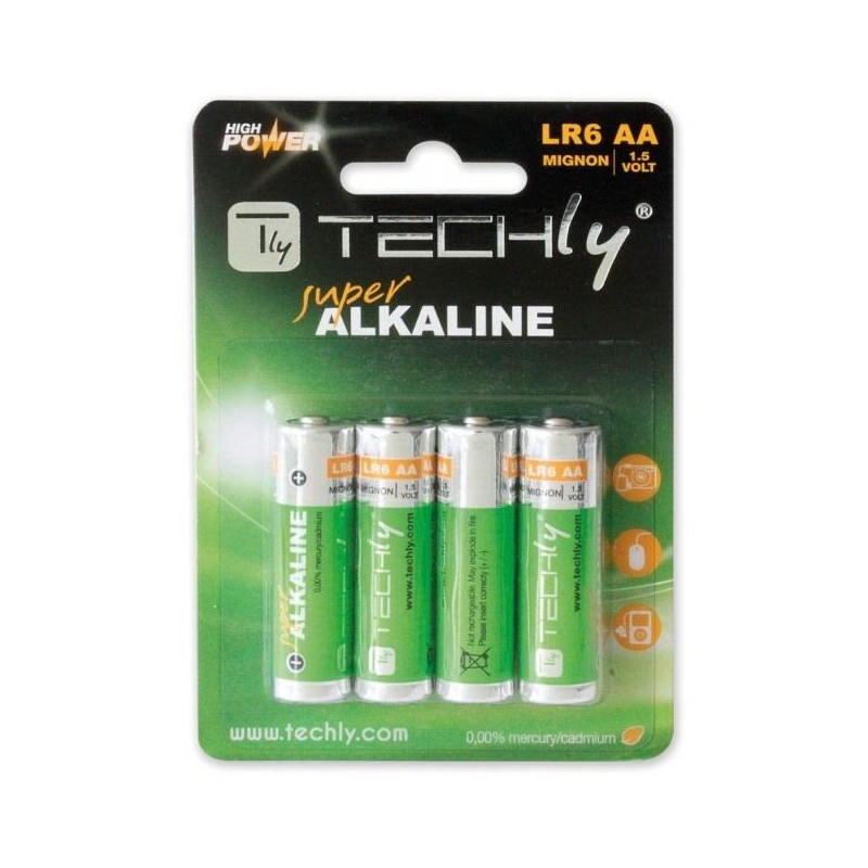 Baterie alkaliczne LR06 AA 4szt, (IBT-LR06T4B)