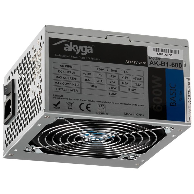 Zasilacz ATX AK-B1-600 600W