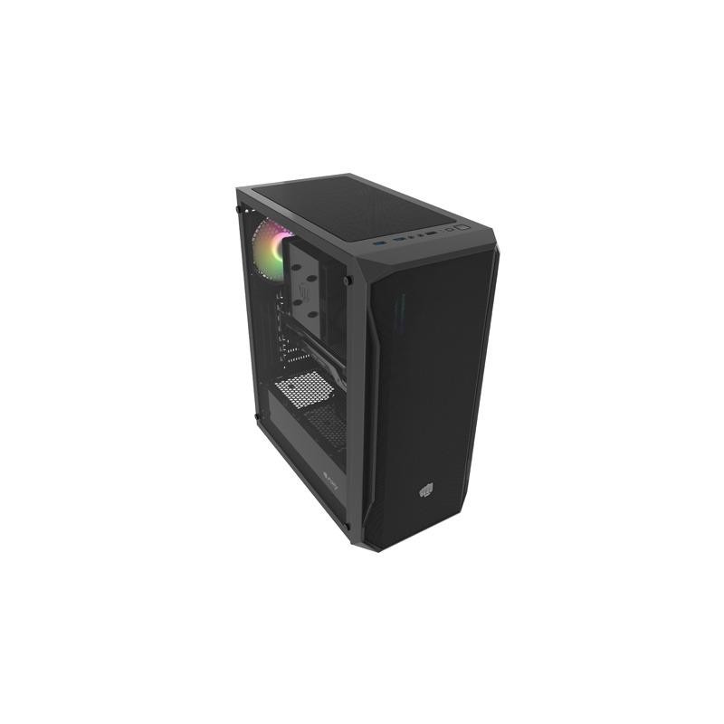 Obudowa Fury Shobo SH4 RGB Midi Tower z oknem Czarna
