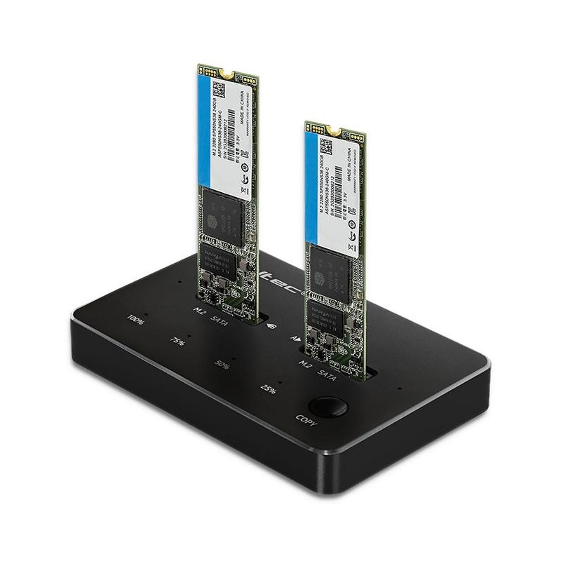 Stacja dokująca dysków 2x SSD M.2 SATA | NGFF | USB typ C
