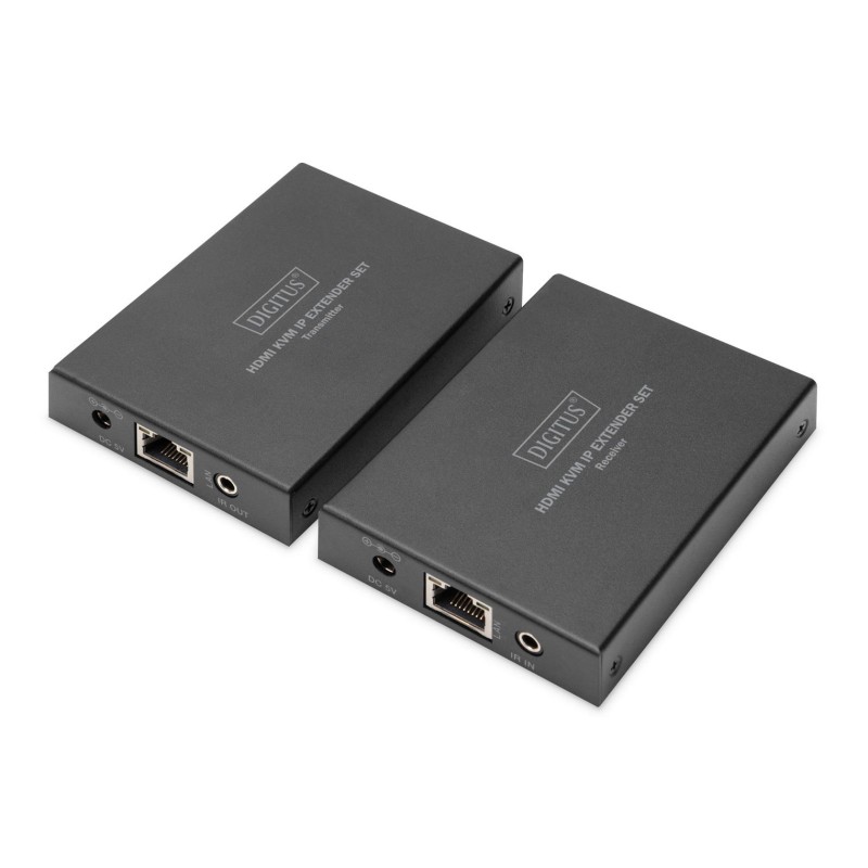Przedłużacz / Extender KVM HDMI+USB 150m po kat.5e UTP/IP 1080p FHD 60Hz audio (zestaw)