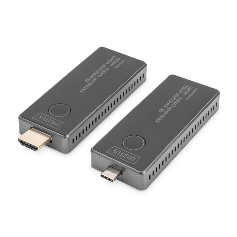 Przedłużacz/Extender USB-C - HDMI bezprzewodowy 30m UHD 4K30Hz audio (zestaw)