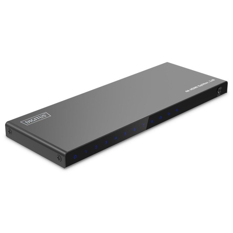 Rozdzielacz/Splitter HDMI 1x8, 4K/60Hz UHD z HDR, 18 Gbps, HDCP 2.2, EDID
