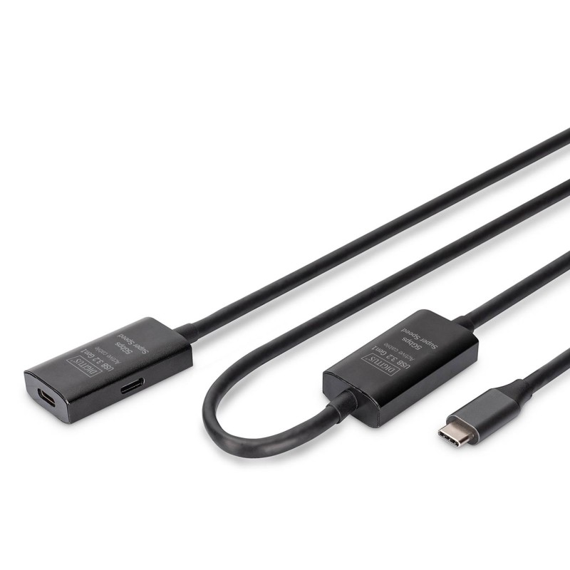 Kabel przedłużający aktywny USB-C - USB-C, USB 3.2 Gen1, 5Gbps, 10m