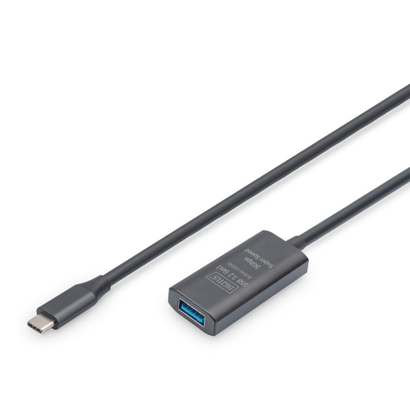 Kabel przedłużający aktywny, USB 3.2 Gen1 5Gbps, USB-C - USB-A, 5m