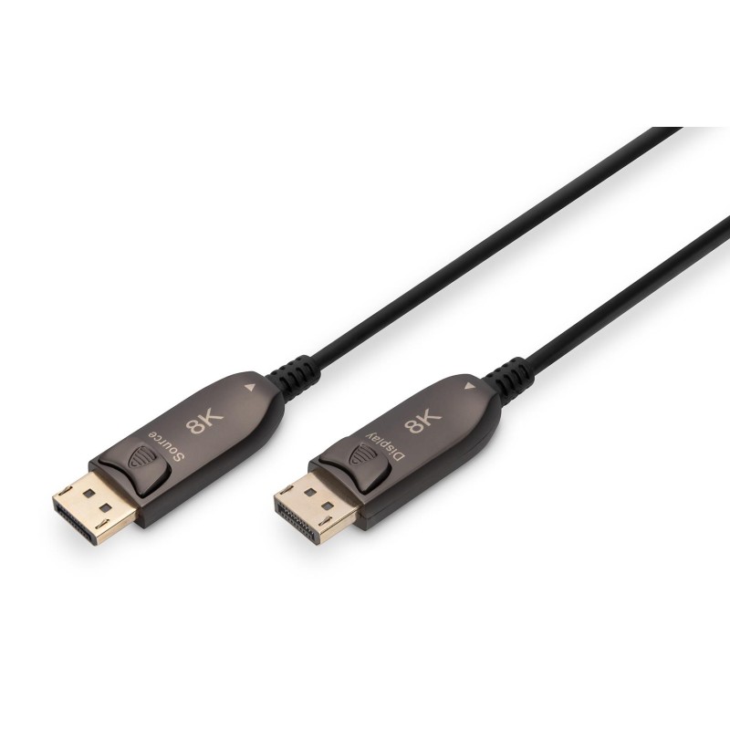 Kabel połączeniowy hybrydowy AOC DisplayPort 1.4 8K/60Hz UHD DP/DP M/M 10m czarny