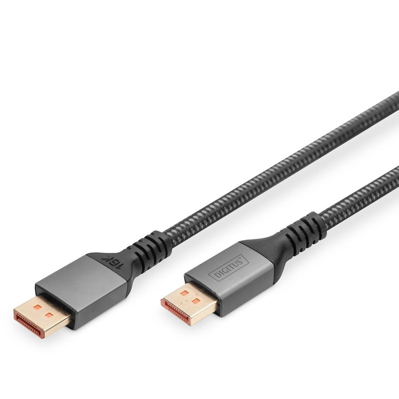 Kabel połączeniowy PREMIUM DisplayPort 2.1 16K 60Hz DP/DP M/M 1m Czarny