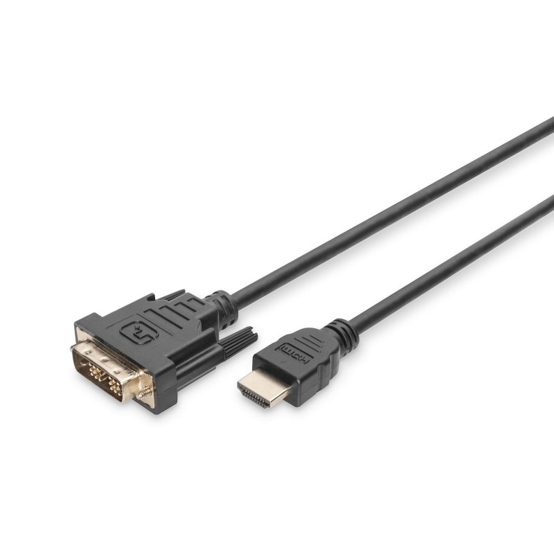 Kabel adapter HDMI Standard 1080p 60Hz FHD Typ HDMI A/DVI-D (18+1) M/M 3m czarny