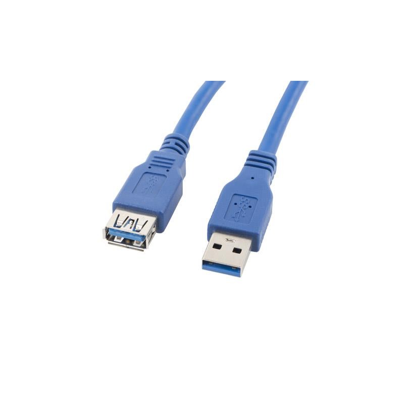 Przedłużacz kabla USB 3.0 AM-AF niebieski 3M