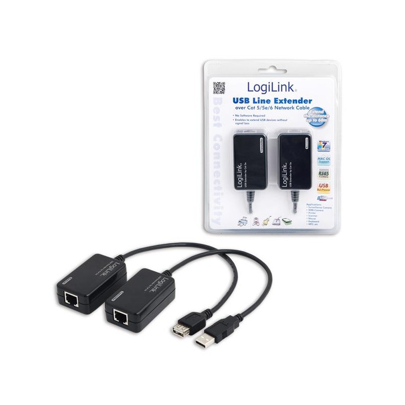 Extender USB przez RJ45 , do 60m