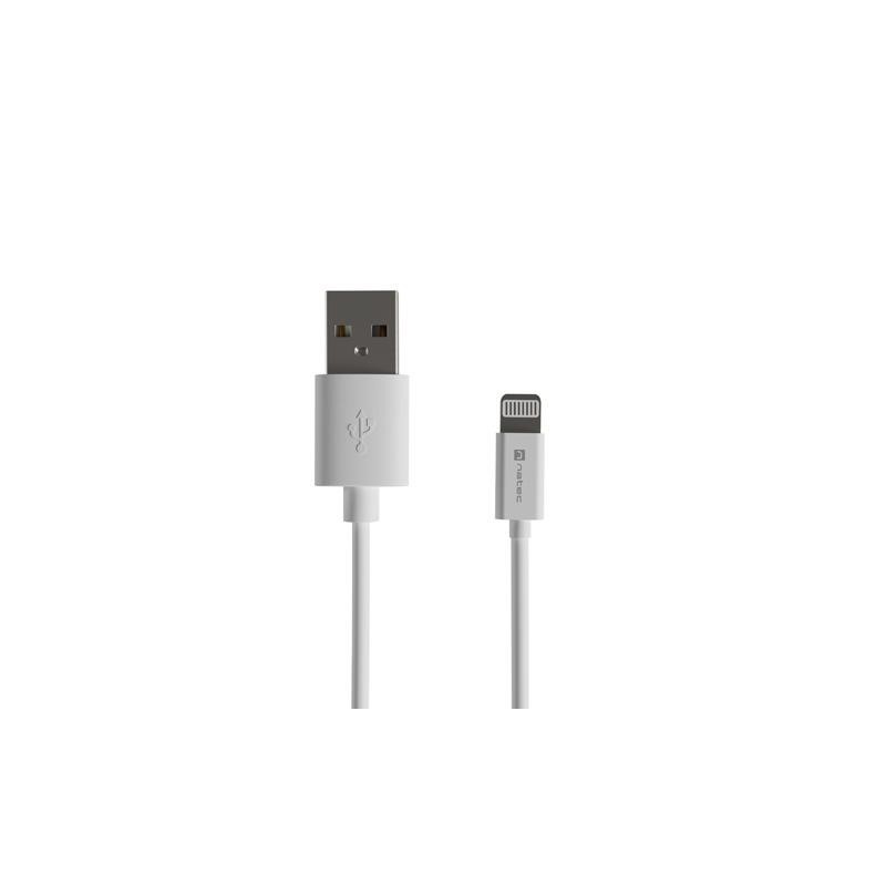Kabel Lightning (M)->USB-A(M) 2m MFI Prati Biały