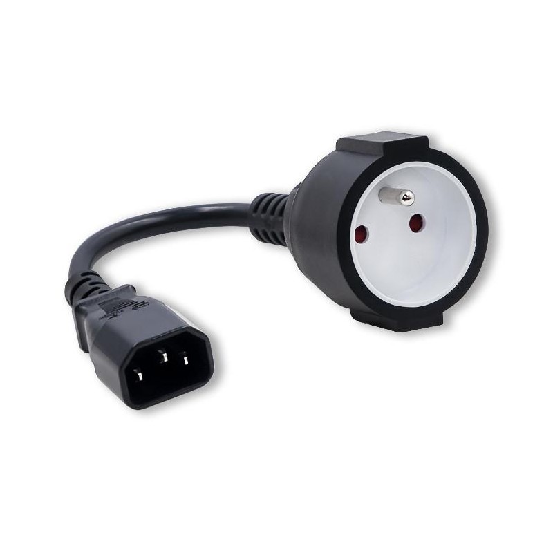 Adapter IEC 320 C14 / FRENCH | 0.15m