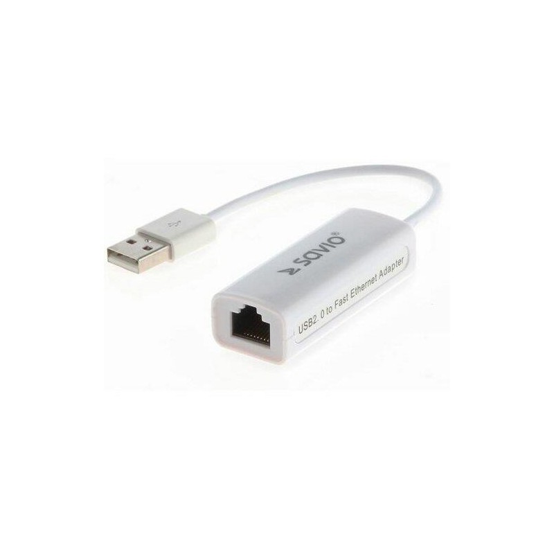 Adapter USB LAN 2.0 - Fast Ethernet (RJ45), blister, CL-24