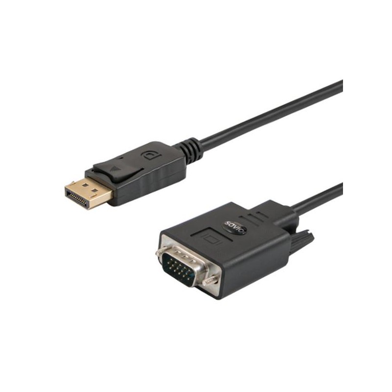 Kabel Display Port-VGA CL-203 1.8m