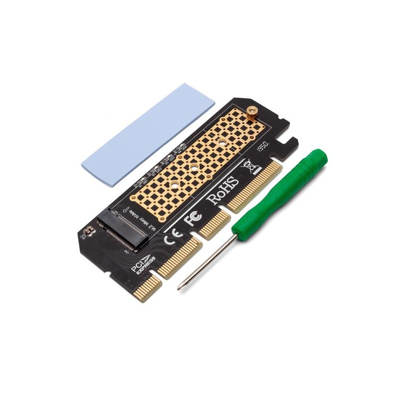 Karta rozszerzeń, adapter M.2 NVMe M-Key PCI-E, AK-41