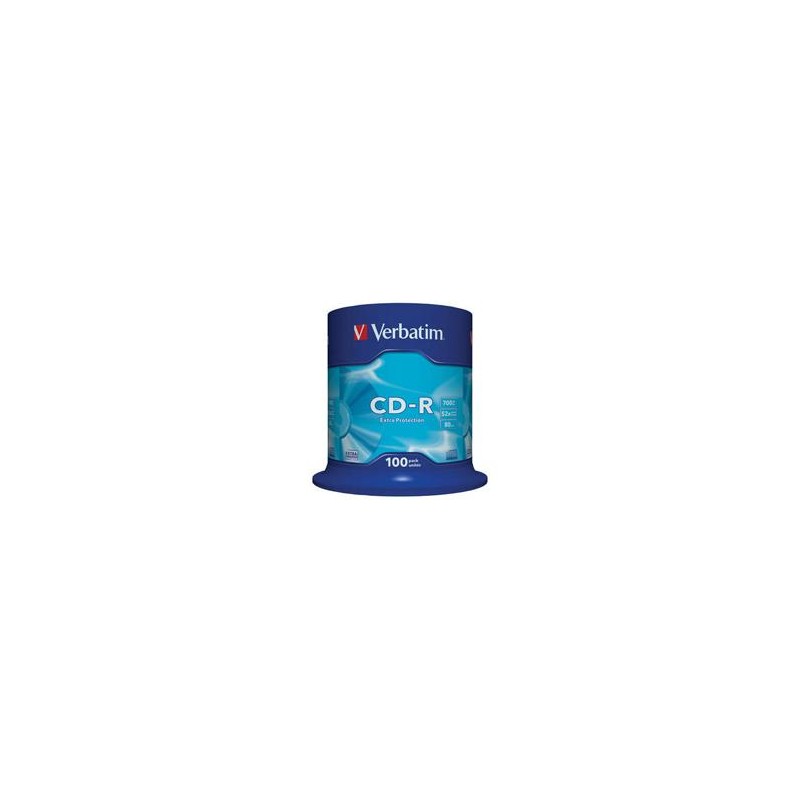 CD-R 52x 700MB 100P CB DL Ex Prot 43411