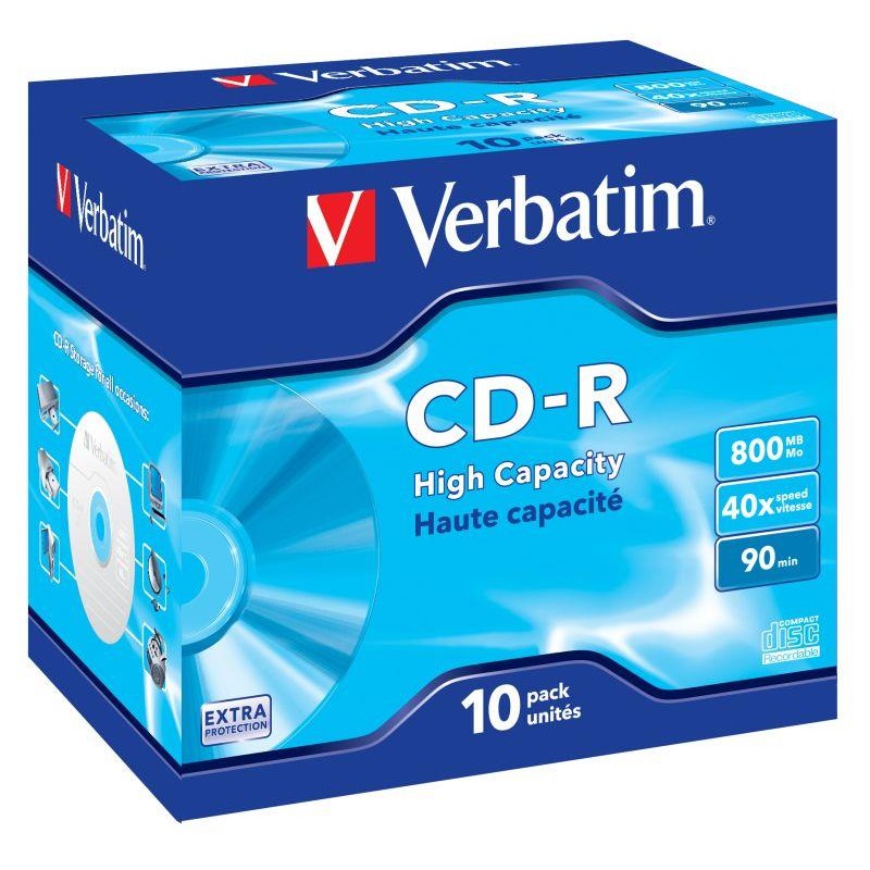 CD-R 40x 80MB 10P JC Extra Protection 43428