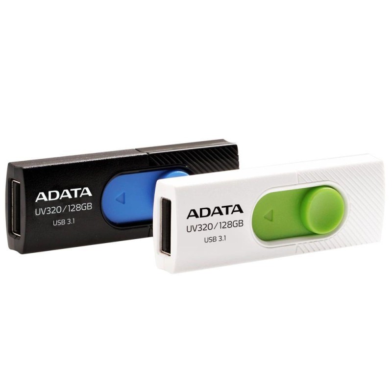 Pendrive UV320 64GB USB3.2 biało-zielony