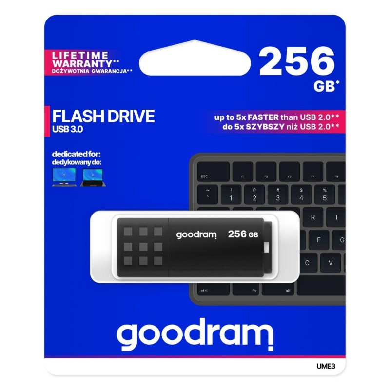 Pendrive UME3 256GB USB 3.0 czarny