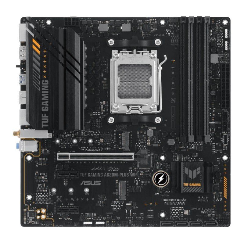 Płyta główna TUF GAMING A620M-PLUS WIFI AM5 4DDR5 HDMI/DP mATX