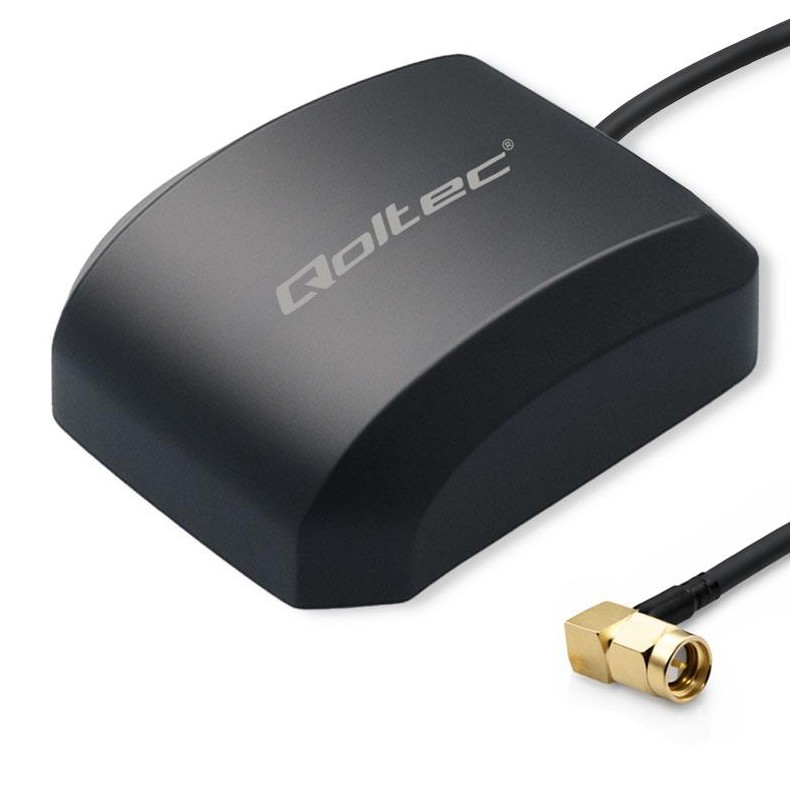 Mobilna Antena GPS GLONASS z podstawą magnetyczną | dookólna | 28dBi | 50W | SMA RA