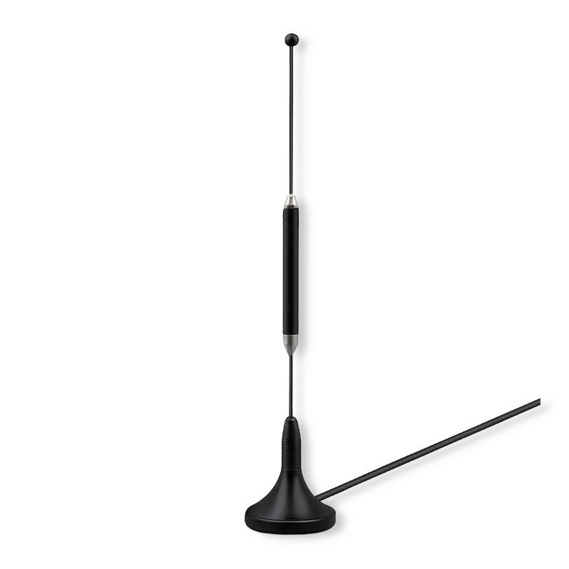 Antena 4G LTE z podstawą magnetyczną | 5dBi | dookólna | wewnętrzna | 600-2700 MHz | SMA | 3m