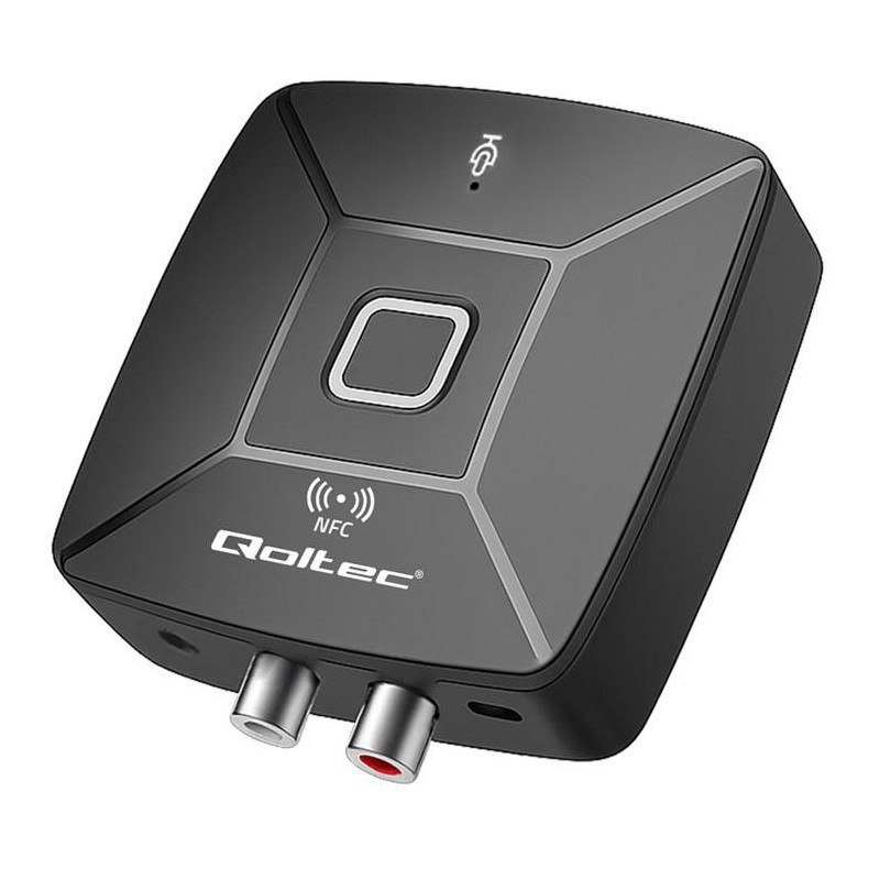 Bezprzewodowy transmiter odbiornik Audio HiFi Home&Car | Bluetooth 6.0 | NFC | 2 x RCA | 1 x AUX MiniJack 3.5mm | Mikrofon