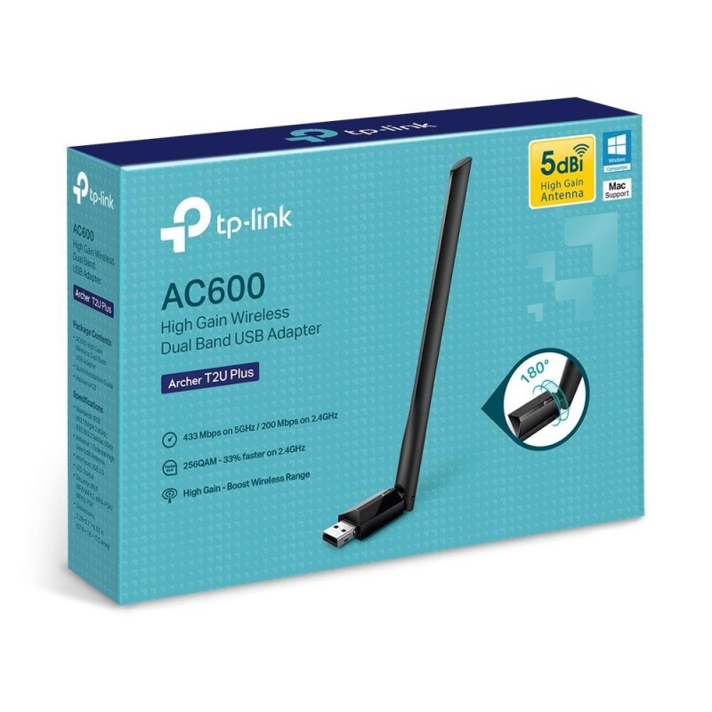 Karta sieciowa Archer T2U Plus USB WiFi AC600