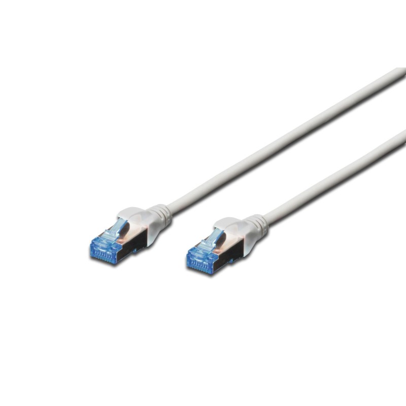 Patch cord F/UTP kat.5e PVC 0,5m szary