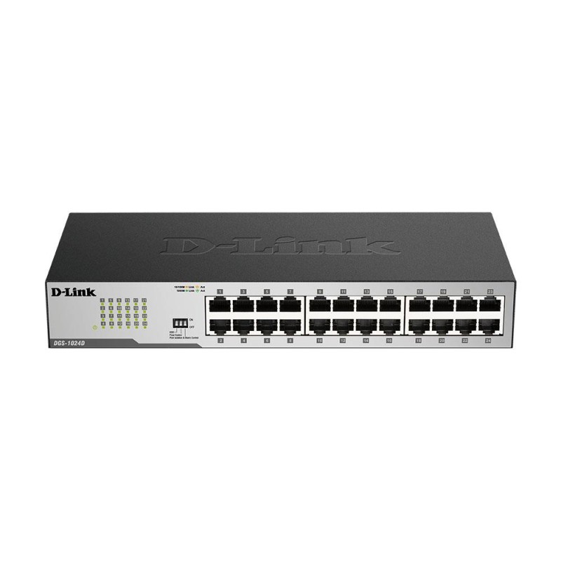 DGS-1024D switch L2 24x1GBE Desktop/Rack 19"