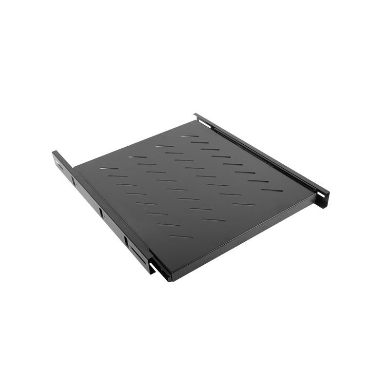 Półka do szaf 19'' 800mm 1U 465x550mm czarna