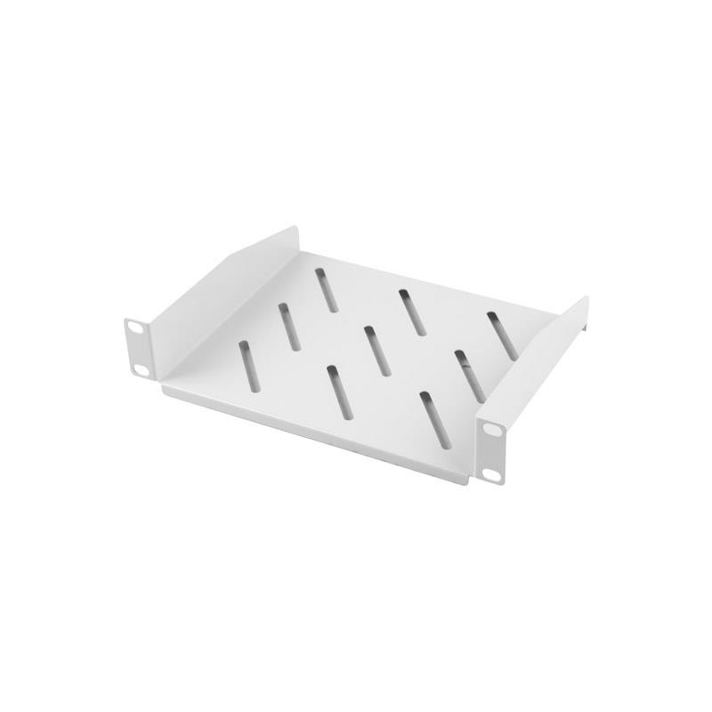 Półka do szaf 10 cali 1U 254x180mm szara