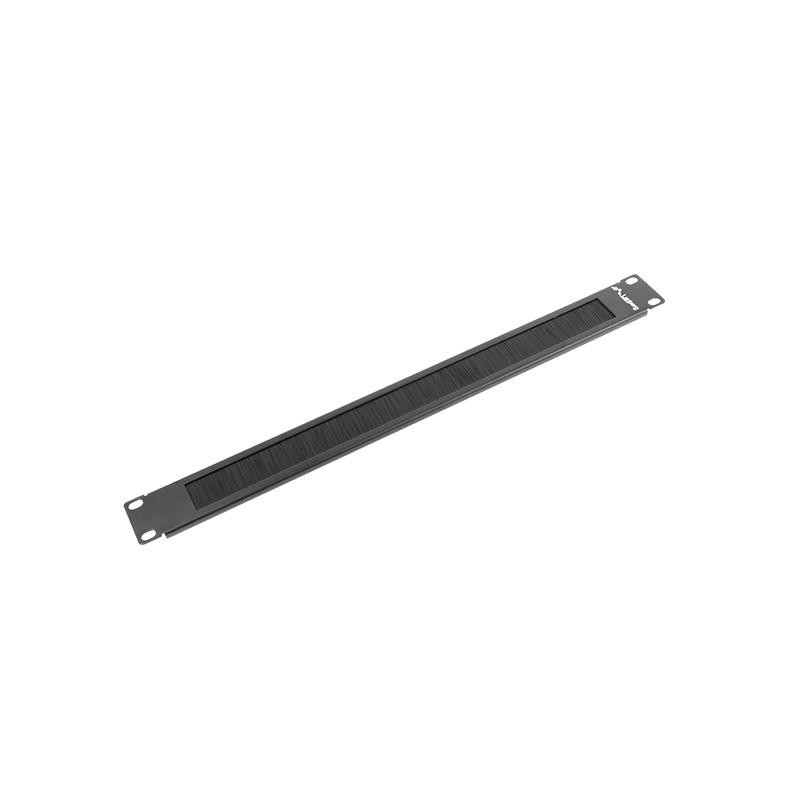 Panel szczotkowy 19'' 1U czarny