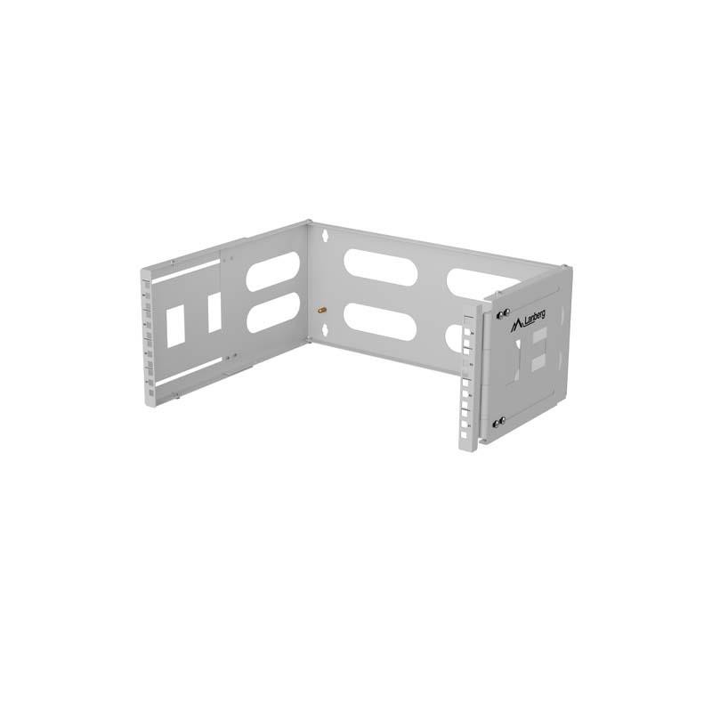 Uchwyt ścienny rack 19" 4U 497x400/240 szary