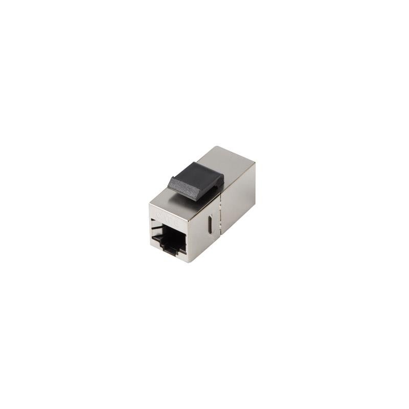 Łącznik keystone gniazdo RJ45 - RJ45 FTP kat.6 do puszki montażowej złączka sieciowa